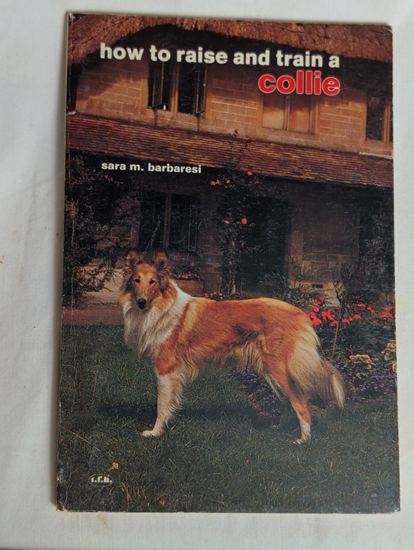 1957 How To Raise and Train a Collie By Sara Barbaresi Vintage Dog Pet Book