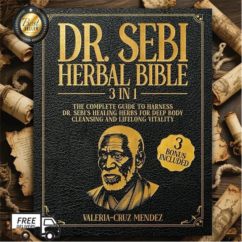 Dr Sebi Herbal Bible 3 in 1 Complete Healing Guide & Natural Remedies Book-US