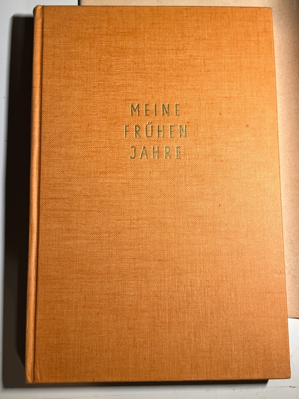 Lovis Corinth – Meine Fruhen Jahre. LoA for Family Provenance