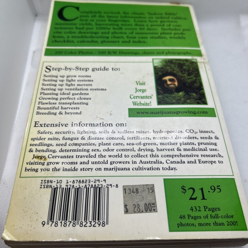Indoor Marijuana Horticulture Paperback Jorge Cervantes Color Photos Grow FIRE gallery