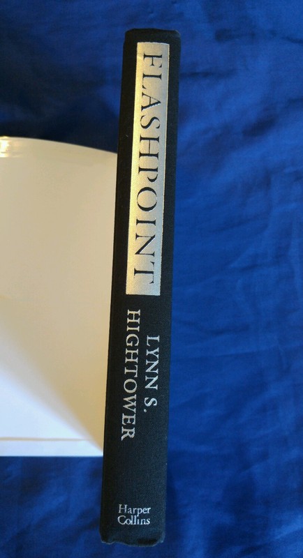 SIGNED Flashpoint by Lynn S Hightower 1995 HCDJ 1st Ed 1st Print Sonora Blair #1 gallery