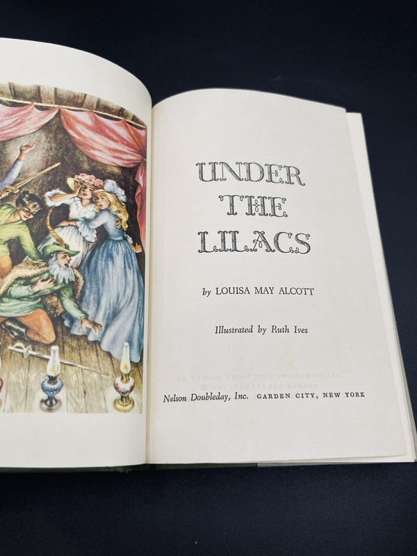 Louisa May Alcott 5 Vol Set HC Books Nelson Doubleday SIGNED Illus Green Spine gallery