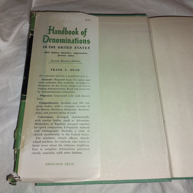 Handbook Of Denominations in the United States 2nd Rev Ed by Frank Mead gallery