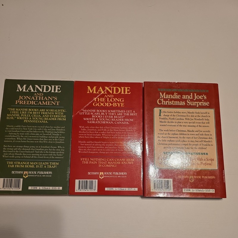 The Mandie Books Lot of 3 Lois Gladys Leppard Christian Mysteries 28,30, Holiday gallery