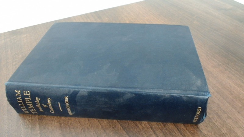 William Temple, F A Iremonger, Oxford University Press, 1948, Har