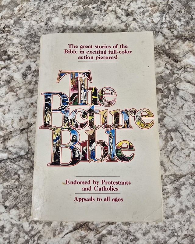 Picture Bible 750 Pages Of Full Color Illustrations. Vintage 1978