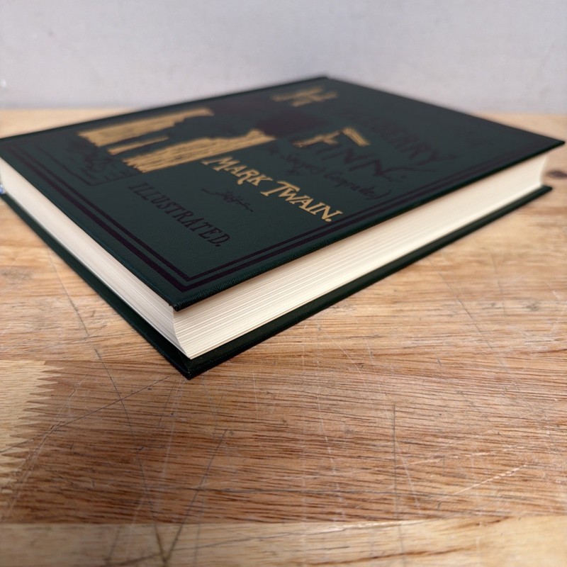 Adventures Of Huckleberry Finn Book Mark Twain First Edition Library Facsimile gallery