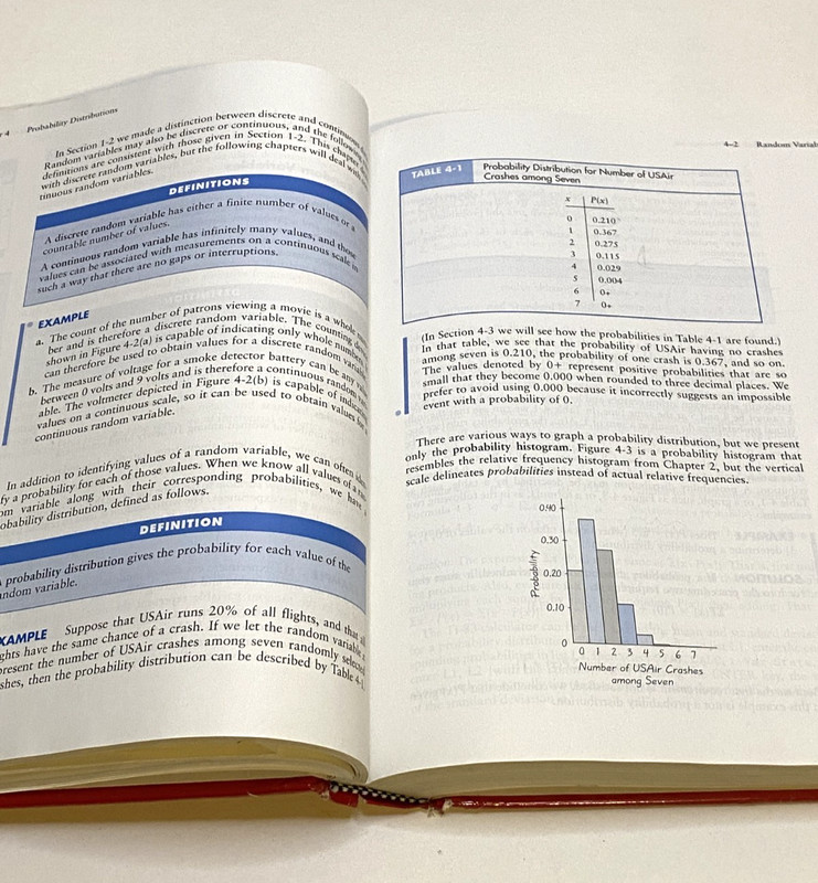 Elementary Statistics 7th Edition Hardcover Mario F Triola 1997 Textbook gallery