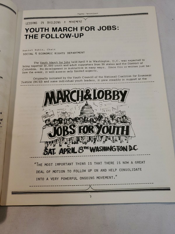 PARTY ORGANIZER - Art Shields - Tribute to The Party Press - Volume 12 - 1978 gallery