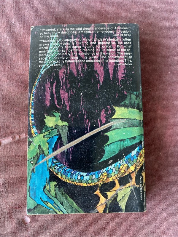 A Voyage to Arcturus by David Lindsay 3rd US Printing 1973 Vintage Paperback gallery