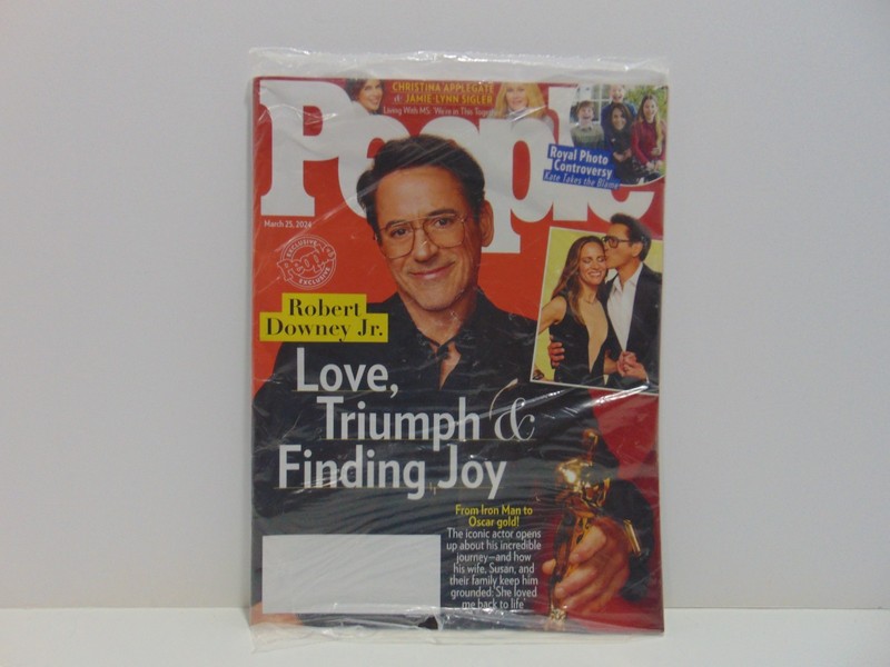 People Magazine March 25, 2024 Volume 101 Issue 12 Robert Downey Jr.