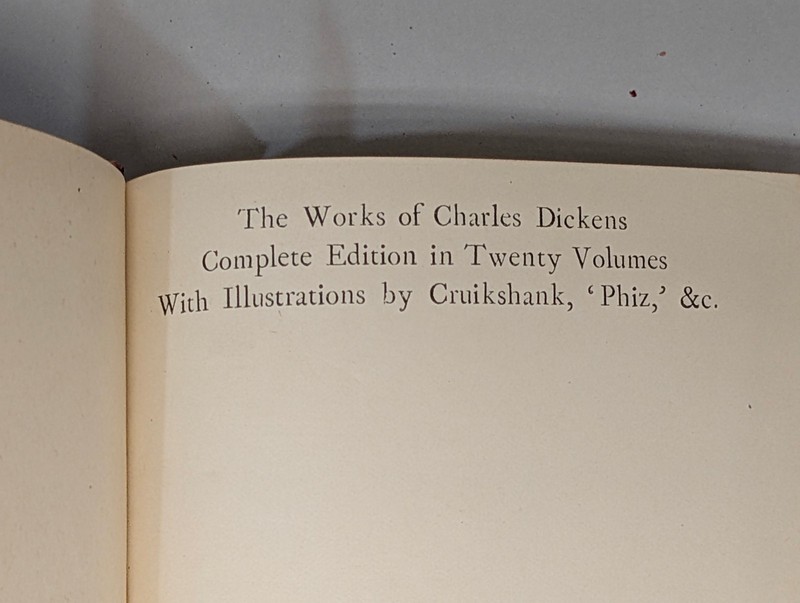 The Works of Charles Dickens 14 Volumes Red Illustrated Set gallery