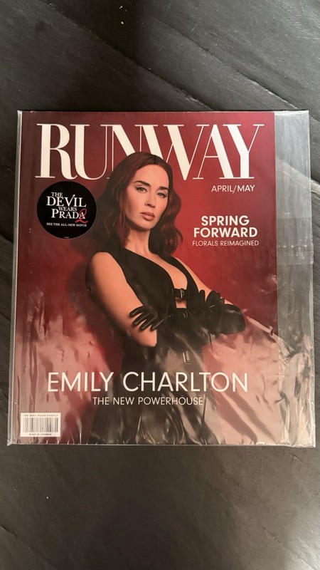NEW & PRISTINE Runway Magazine May 2026 The Devil Wears Prada 2 Emily Charlton