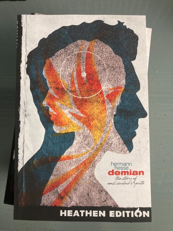 Demian by Hermann Hesse (Heathen Edition) Paperback MISPRINTED MISFIT