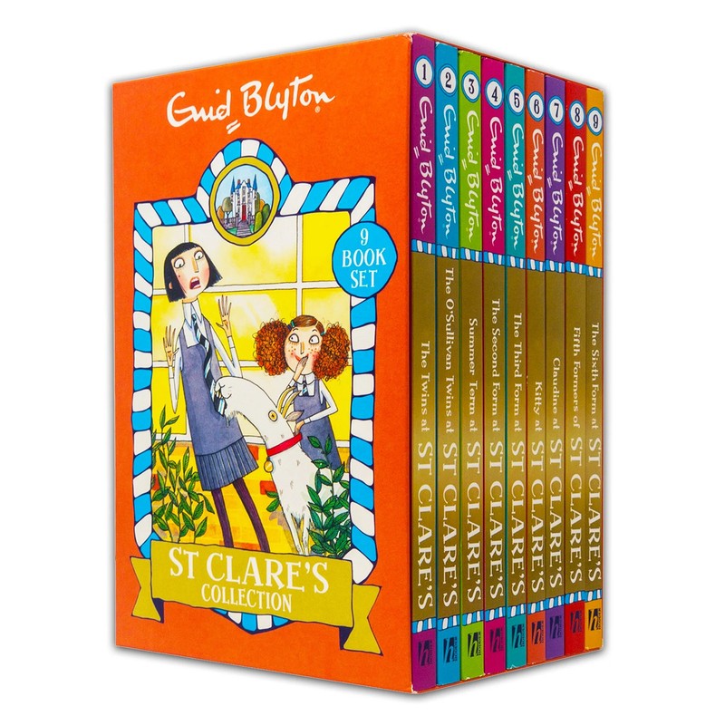 Enid Blyton Books St Clares Boxed Set Gift 9 Books Collection Classic Childrens