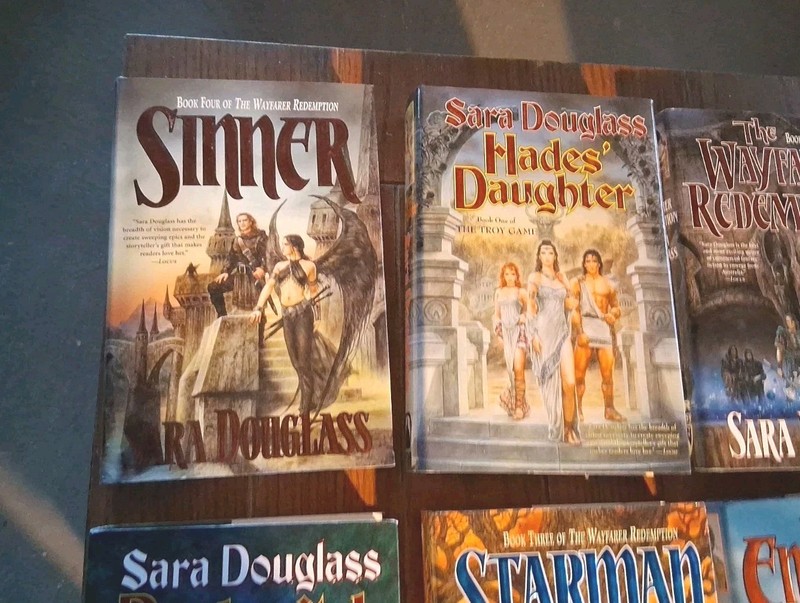 1st Edition Fantasy Book Lot Sara Douglass Lot of 6,Waverly Hades,Sinner...HCs gallery