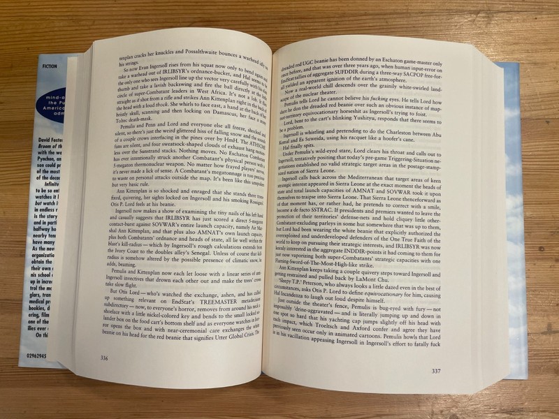 Infinite Jest : David Foster Wallace (1996, Hardcover, 1ST ED, 6TH PRINT) gallery