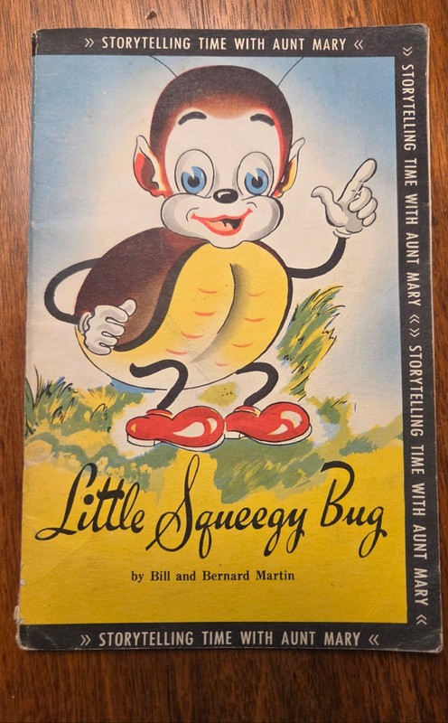 1945 Little Squeegy Bug First Edition First Printing PB Bernard Martin Fair Cond