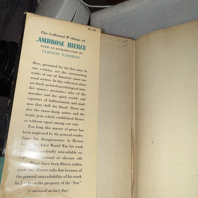 The Collected Writings of Ambrose Bierce. 1947 Citadel Press Used HC gallery