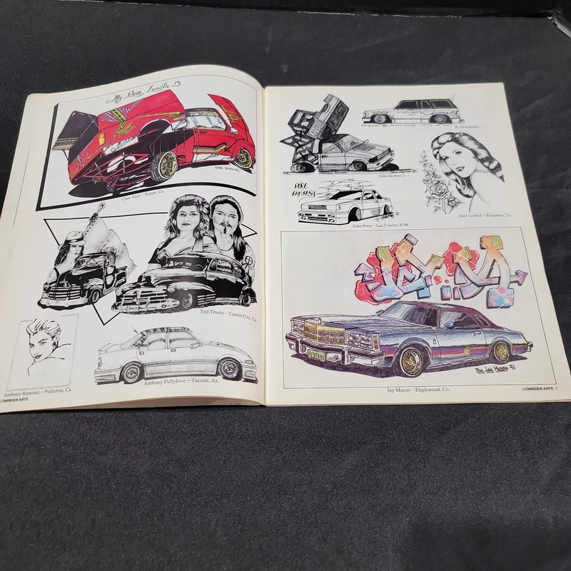 Lowrider Arte Magazine Vintage Summer 1992 Issue Aztlan Artwork Chicano Culture gallery