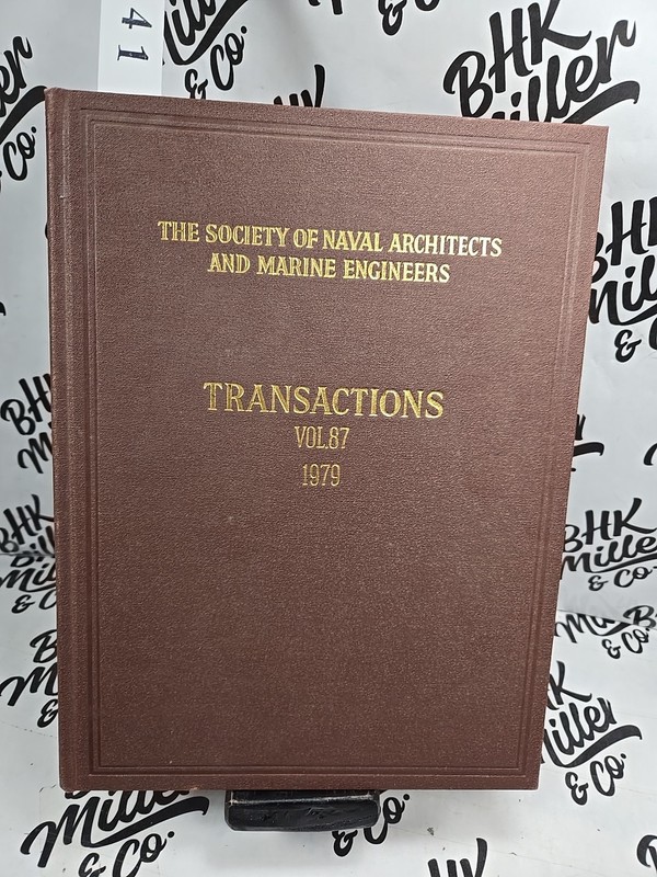 The Society of Naval Architects & Marine Engineers Transactions Vol 87