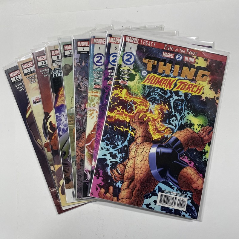 Marvel 2 In One Thing And Human Torch 4 5 6 7 8 9 10 11 12 Lot Nm Marvel 2021