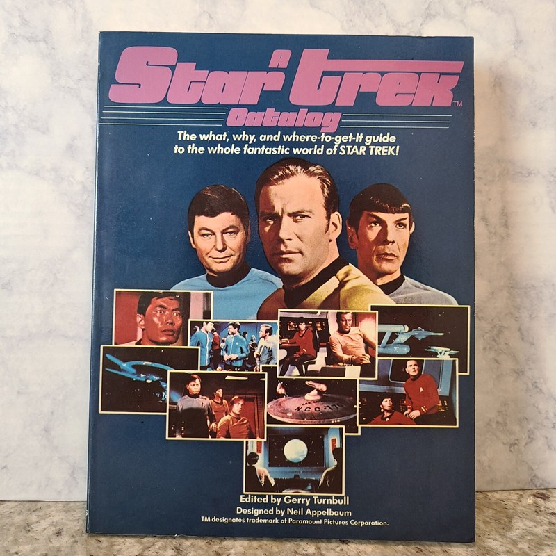 A STAR TREK CATALOG GERRY TURNBALL SOFTCOVER PAPERBACK BOOK 1979 VINTAGE