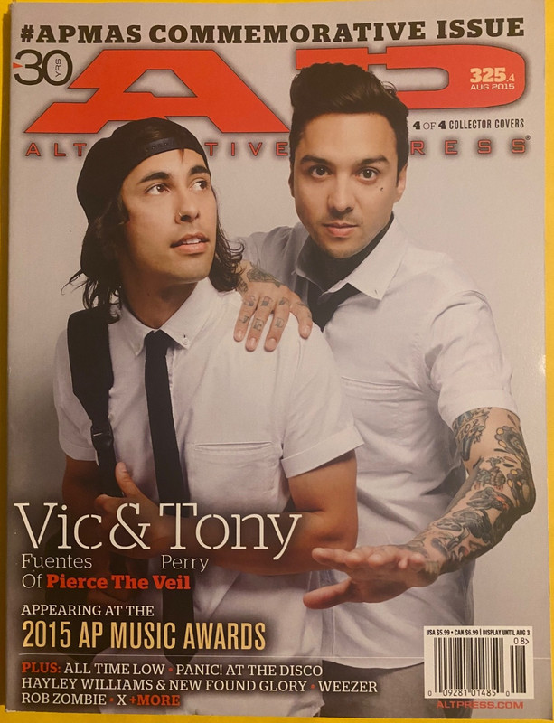 PIERCE THE VEIL alternative press ap ROB ZOMBIE Weezer SLIPKNOT panic disco ATL
