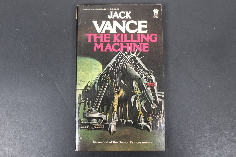 The Killing Machine Jack Vance 1978 First DAW Printing Sci-Fi Demon Princes DAW