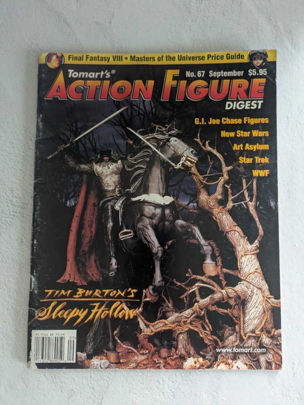 Tomart’s Action Figure Digest #67 Sept 1999 Tim Burton’s Sleepy Hollow Cover