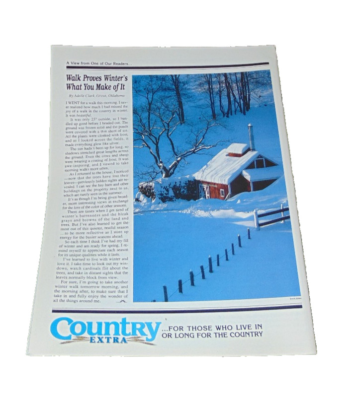 Country Magazine EXTRA JANUARY 1992 gallery