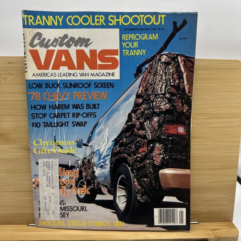 Custom Vans Magazine DEC JAN 1978 – TRANNY COOLER – 78 CHEVY – SUNROOF – LIGHTS