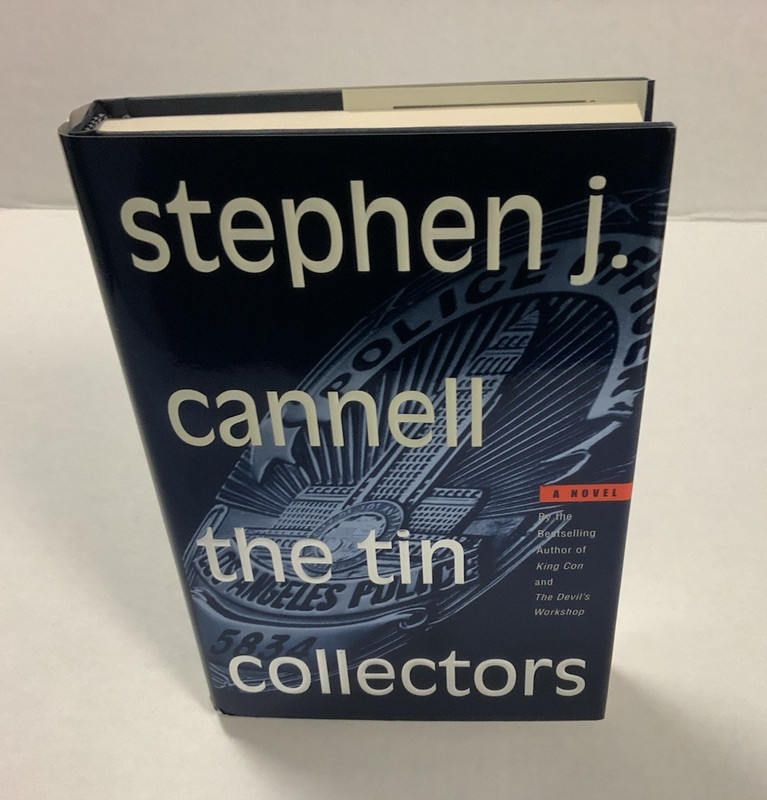 The Tin Collectors Stephen J. Cannell (2001 HC) Signed 1st Ed DJ St. Martin’s