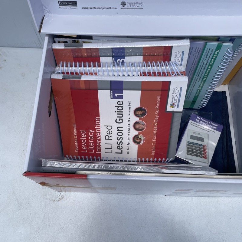 Fountas & Pinnell Literacy LLI Red System Teachers Materials Box 1 Levels L-Q gallery