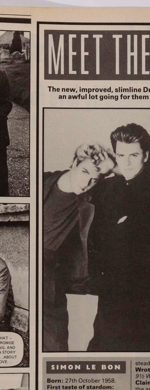 SIMON LE BON Duran Duran a very rare unknown cover Oh Boy! magazine vtg 1980's gallery