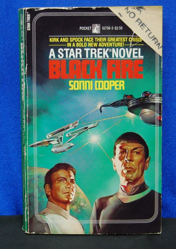 Black Fire No. 8 by Sonni Cooper (1983, Paperback) Star Trek Novel