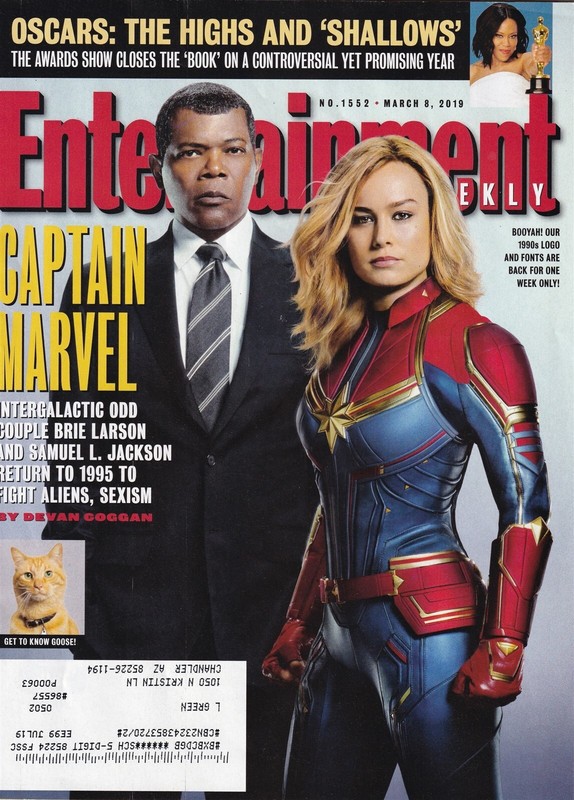 Entertainment Weekly CAPTAIN MARVEL March 8 2019