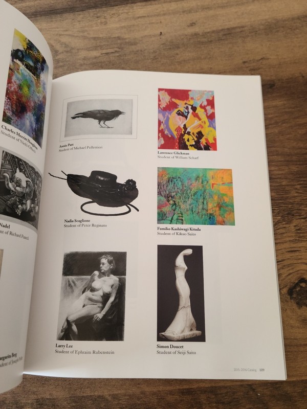 The Art Students League of New York 2015-2016 paperback illustrated gallery