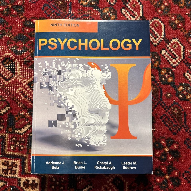PSYCHOLOGY, Nineth Edition (Paperback-B/W)
