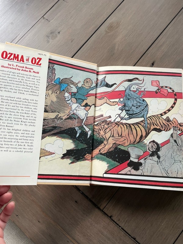 OZMA OF OZ BOOKS OF WONDER L. Frank Baum John R. Neill Hardcover 1989 Morrow gallery