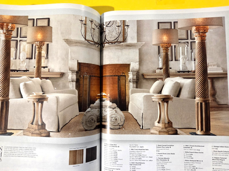 Fall 2012 RH Restoration Hardware Book Interior Design Architect Elements 690pgs gallery