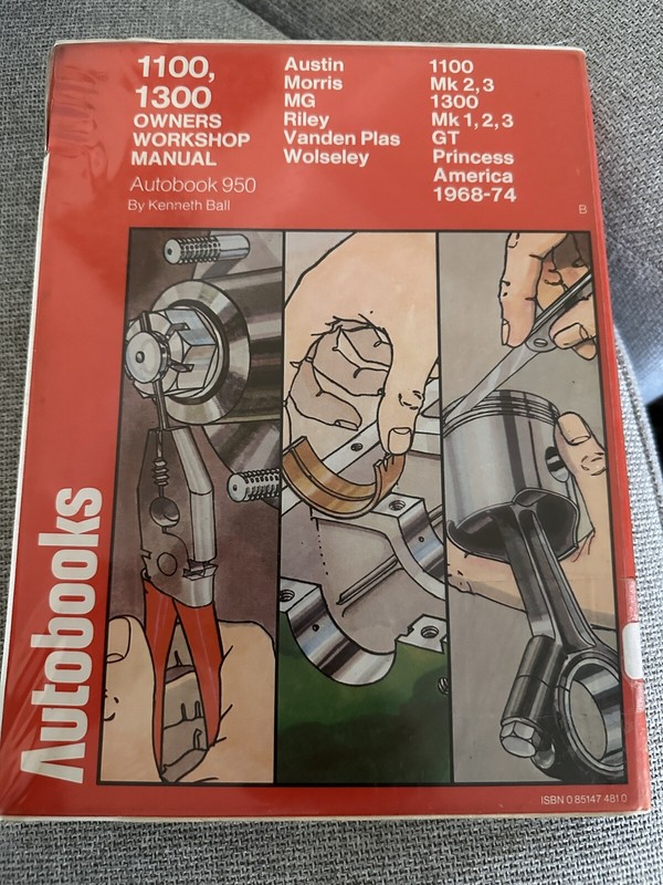 1100 and 1300 Owners Workshop Manual Autobook 950