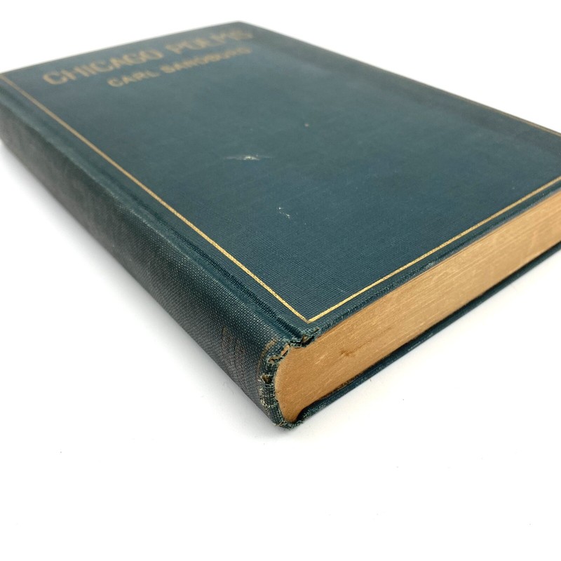 Chicago Poems By Carl Sandburg Henry Holt & Company 1924 Antique Hardcover Book gallery