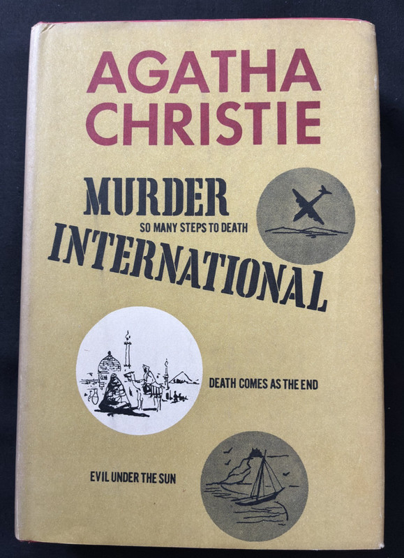 Murder International, Agatha Christie, HC and DJ (1965) Vintage Book