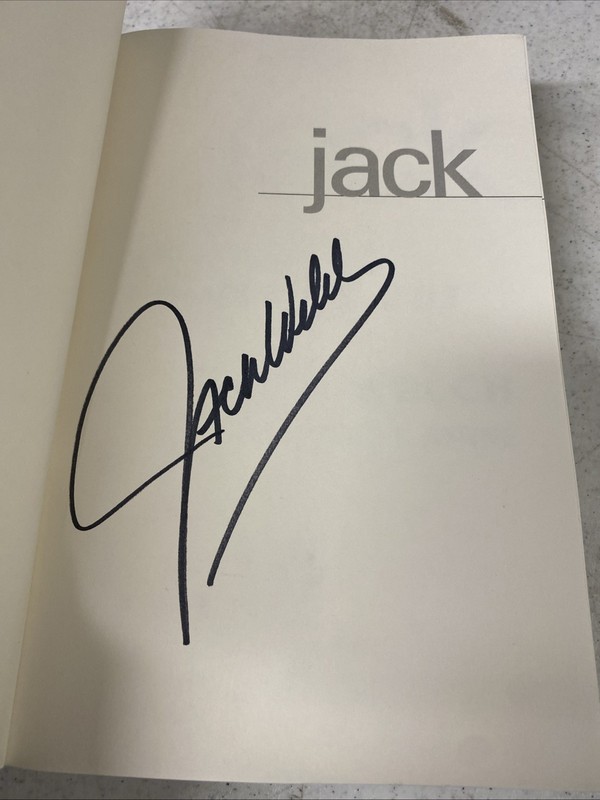SIGNED COPY Jack: Straight from the Gut by Jack Welch Hardcover 1st Ed. 2001 gallery