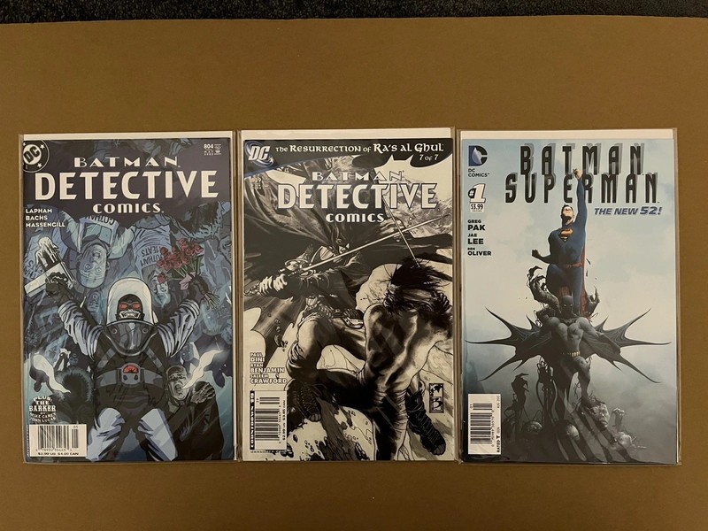 Detective Comics 804, 839 – DC comics Super Rare Newsstand variants, bonus book
