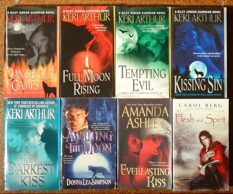Science Fiction • Fantasy • Lot, Bundle of 8 • Keri Arthur • Amanda Ashley