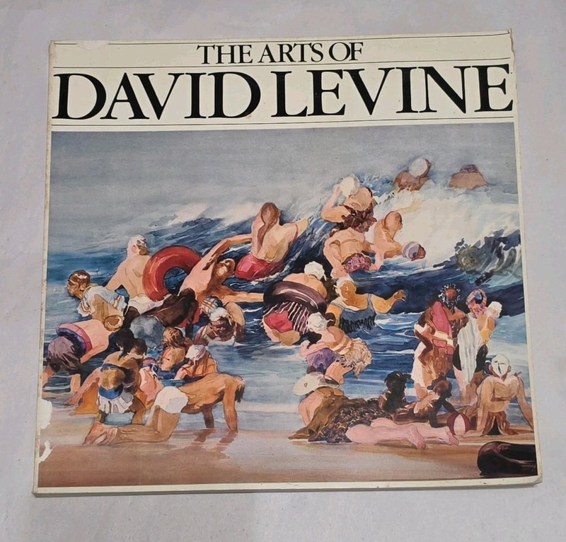 The Arts of David Levine 1978 Fist Printing Art Book Coffee table 200+ Illustrat