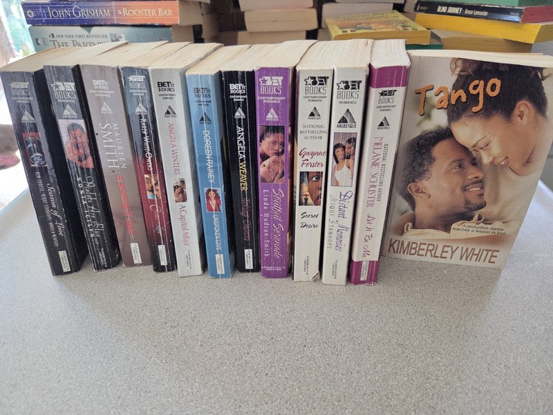 B. E. T. Book Lot Of 12. African American Romance Fiction 1 Is 3-in-1 = 14 Story