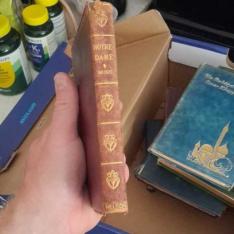 Victor Hugo Notre-Dame HC Thomas Nelson and Sons English Classic Fiction Novel